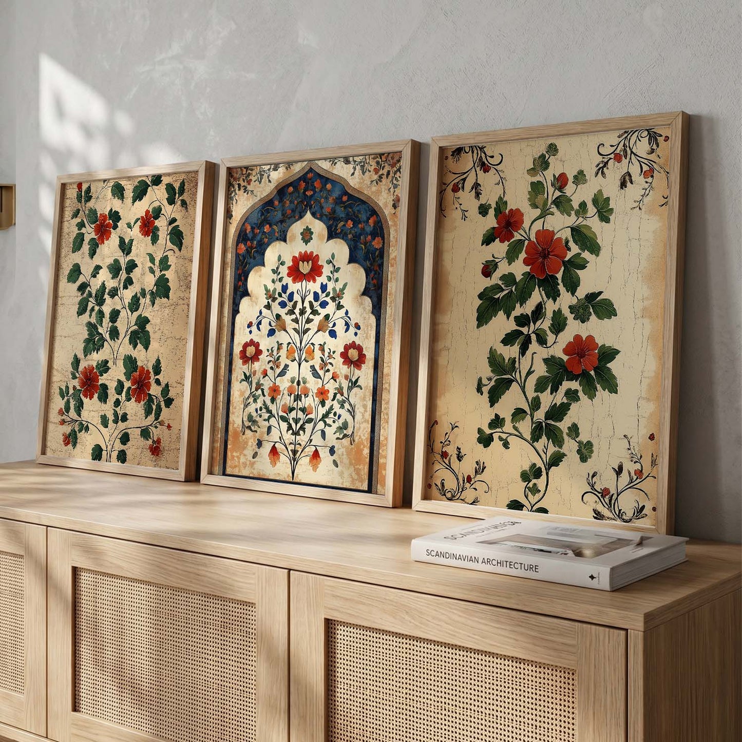 Floral Wall  Art  Paintings for Living Room - Wall Poster With frames