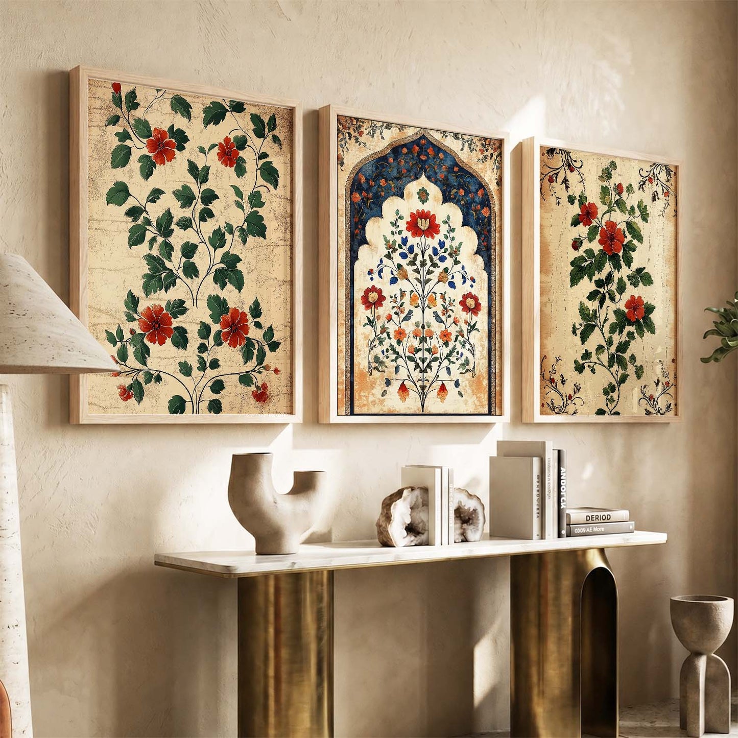 Floral Wall  Art  Paintings for Living Room - Wall Poster With frames
