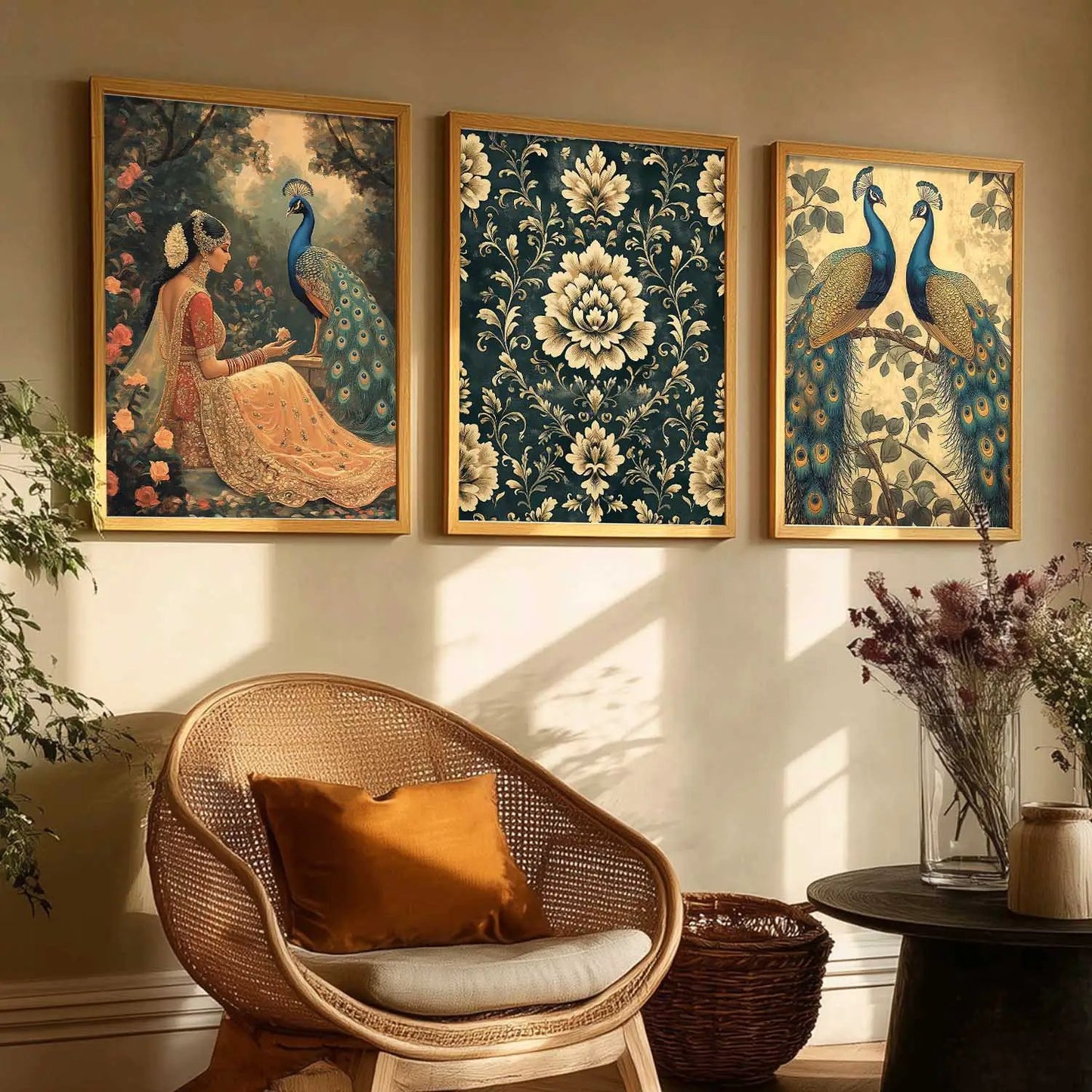 Traditional Wall  Art Paintings for Living Room - Wall Poster With frames