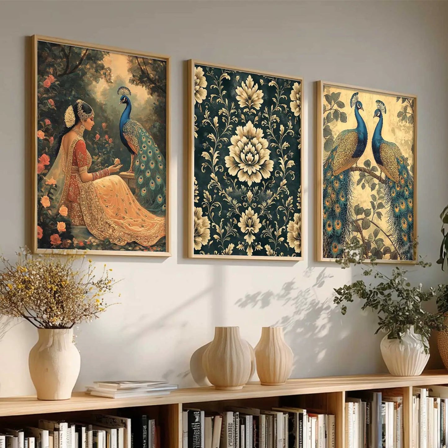 Traditional Wall  Art Paintings for Living Room - Wall Poster With frames