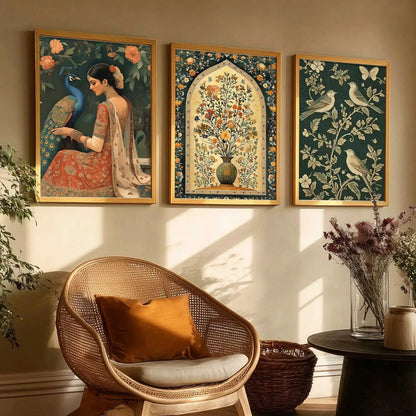 Traditional Wall Art  Paintings for Living Room - Wall Poster With frames