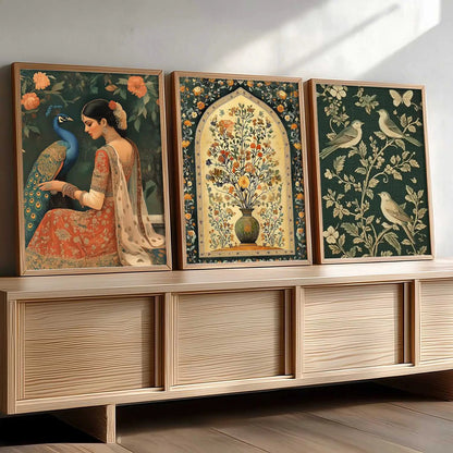 Traditional Wall Art  Paintings for Living Room - Wall Poster With frames