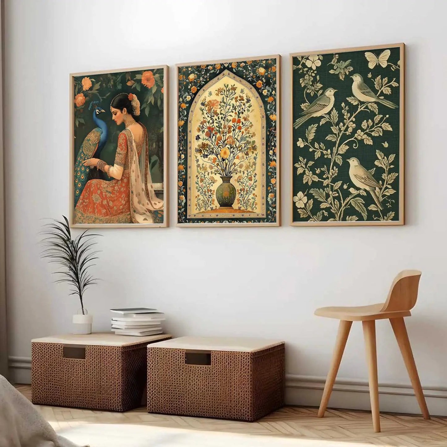 Traditional Wall Art  Paintings for Living Room - Wall Poster With frames