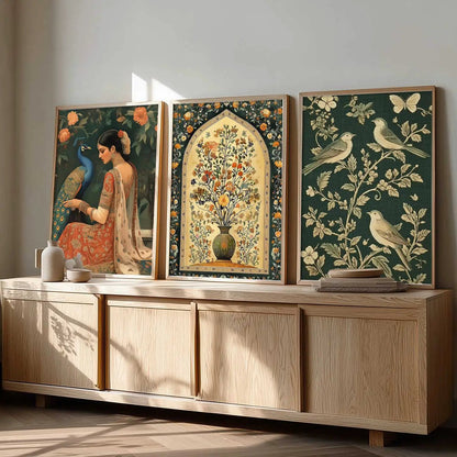 Traditional Wall Art  Paintings for Living Room - Wall Poster With frames