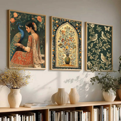 Traditional Wall Art  Paintings for Living Room - Wall Poster With frames