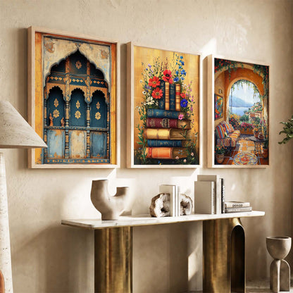 Traditional   Wall  Art Paintings for Living Room - Wall Poster With frames