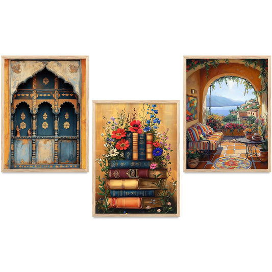 Traditional   Wall  Art Paintings for Living Room - Wall Poster With frames