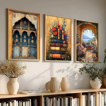 Traditional   Wall  Art Paintings for Living Room - Wall Poster With frames