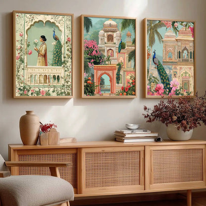 Traditional   Wall Art  Paintings for Living Room - Wall Poster With frames