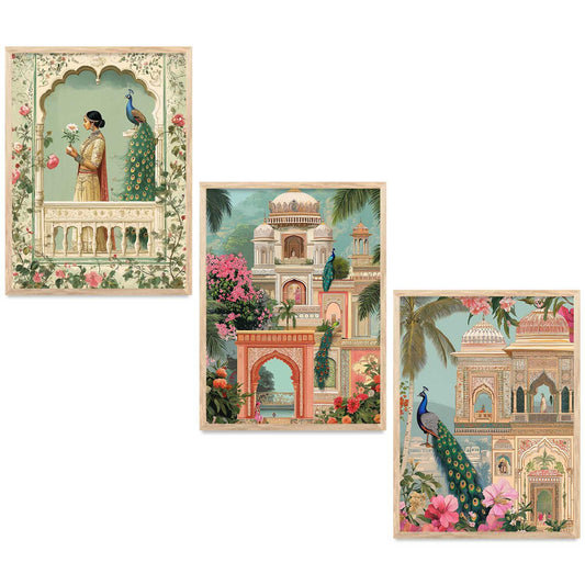 Traditional   Wall Art  Paintings for Living Room - Wall Poster With frames