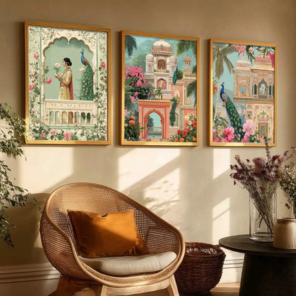 Traditional   Wall Art  Paintings for Living Room - Wall Poster With frames