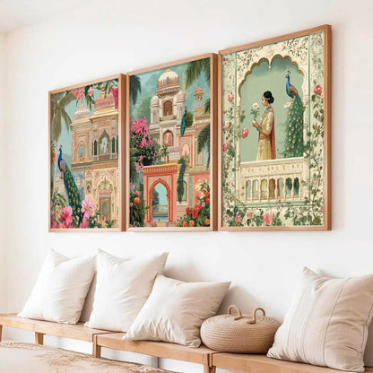 Traditional   Wall Art  Paintings for Living Room - Wall Poster With frames