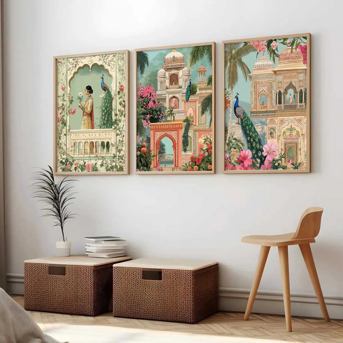 Traditional   Wall Art  Paintings for Living Room - Wall Poster With frames