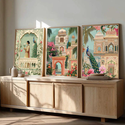 Traditional   Wall Art  Paintings for Living Room - Wall Poster With frames