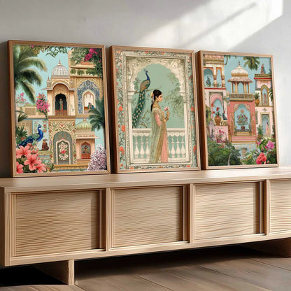 Traditional   Wall   Art Paintings for Living Room - Wall Poster With frames