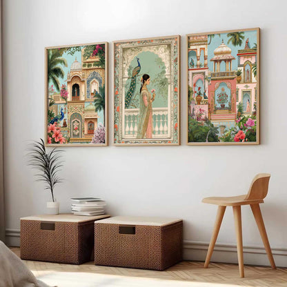 Traditional   Wall   Art Paintings for Living Room - Wall Poster With frames
