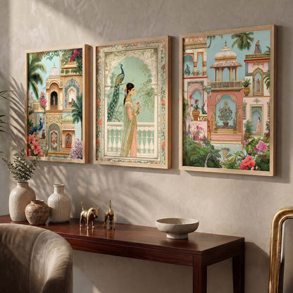 Traditional   Wall   Art Paintings for Living Room - Wall Poster With frames
