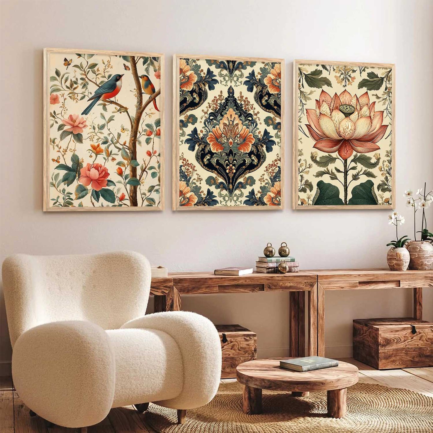 Traditional   Wall  Art Paintings for Living Room - Wall Poster With frames