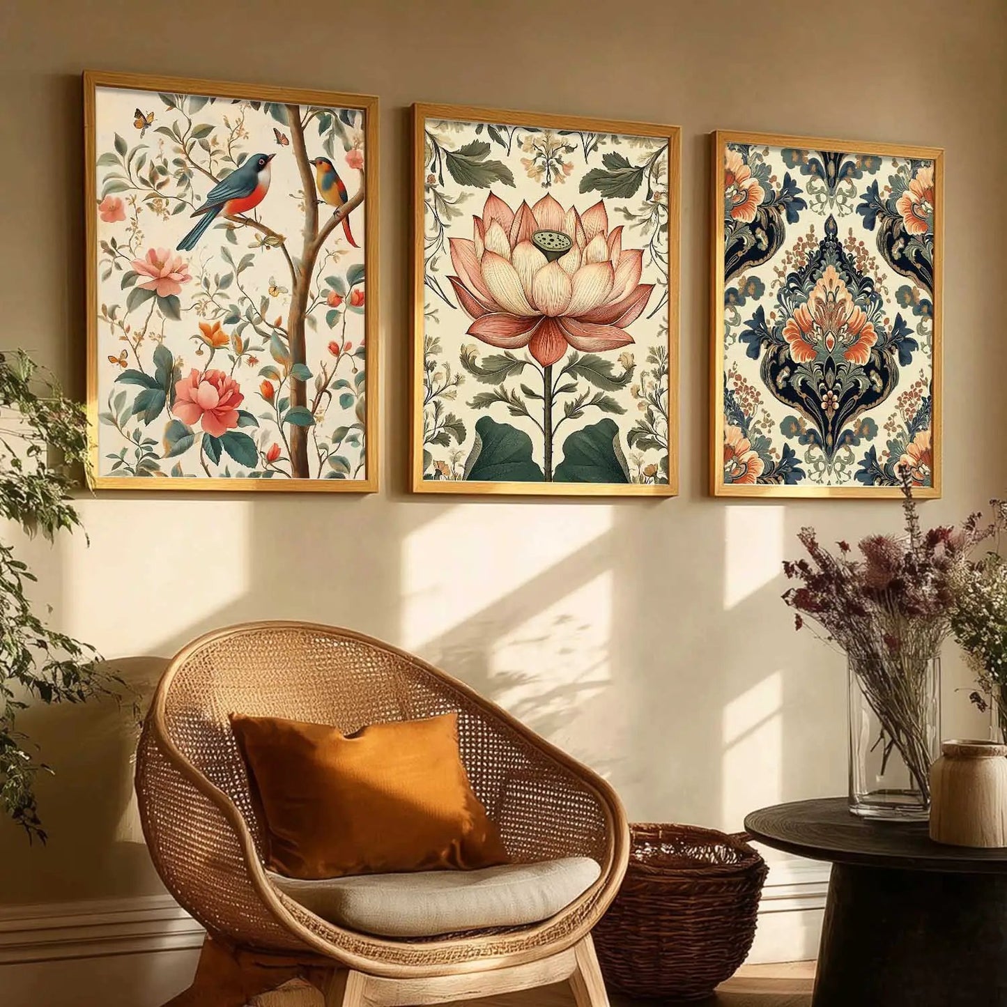 Traditional   Wall  Art Paintings for Living Room - Wall Poster With frames