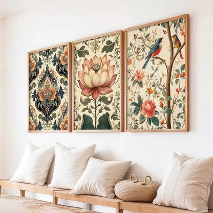 Traditional   Wall  Art Paintings for Living Room - Wall Poster With frames