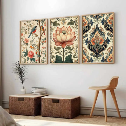 Traditional   Wall  Art Paintings for Living Room - Wall Poster With frames