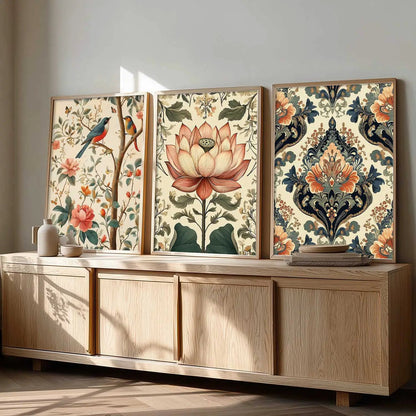 Traditional   Wall  Art Paintings for Living Room - Wall Poster With frames