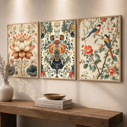 Floral   Wall Art  Paintings for Living Room - Wall Poster With frames