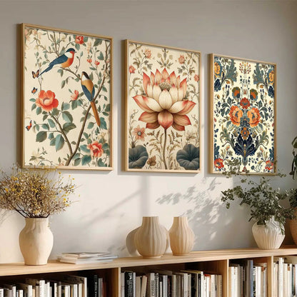 Floral   Wall Art  Paintings for Living Room - Wall Poster With frames