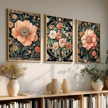 Floral  Wall  Art Paintings for Living Room - Wall Poster With frames