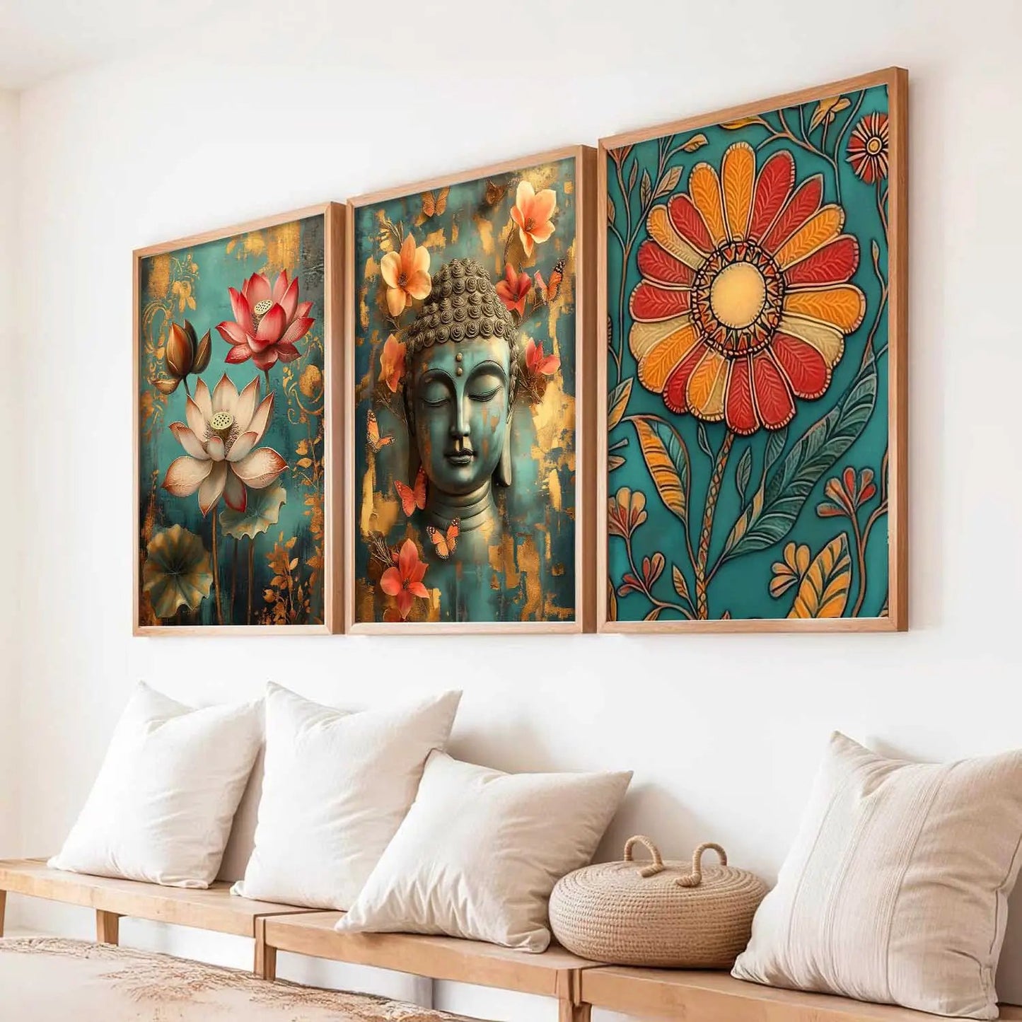 Traditional   Wall  Art Paintings for Living Room - Wall Poster With frames