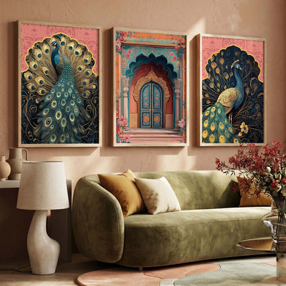 Traditional Wall Art  Paintings for Living Room - Wall Poster With frames
