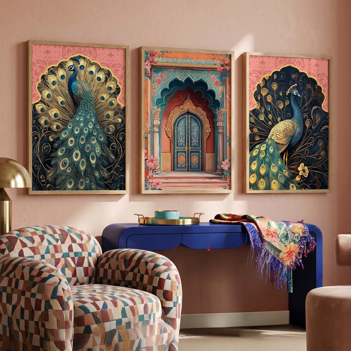 Traditional Wall Art  Paintings for Living Room - Wall Poster With frames