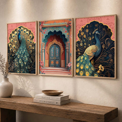 Traditional Wall Art  Paintings for Living Room - Wall Poster With frames