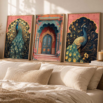 Traditional Wall Art  Paintings for Living Room - Wall Poster With frames
