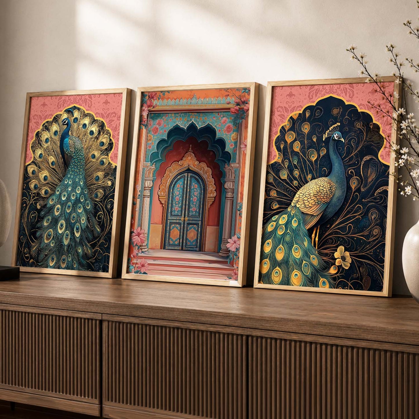 Traditional Wall Art  Paintings for Living Room - Wall Poster With frames