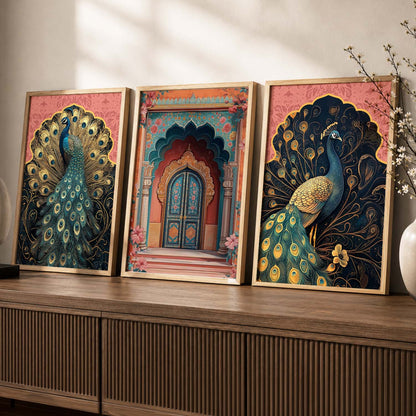 Traditional Wall Art  Paintings for Living Room - Wall Poster With frames