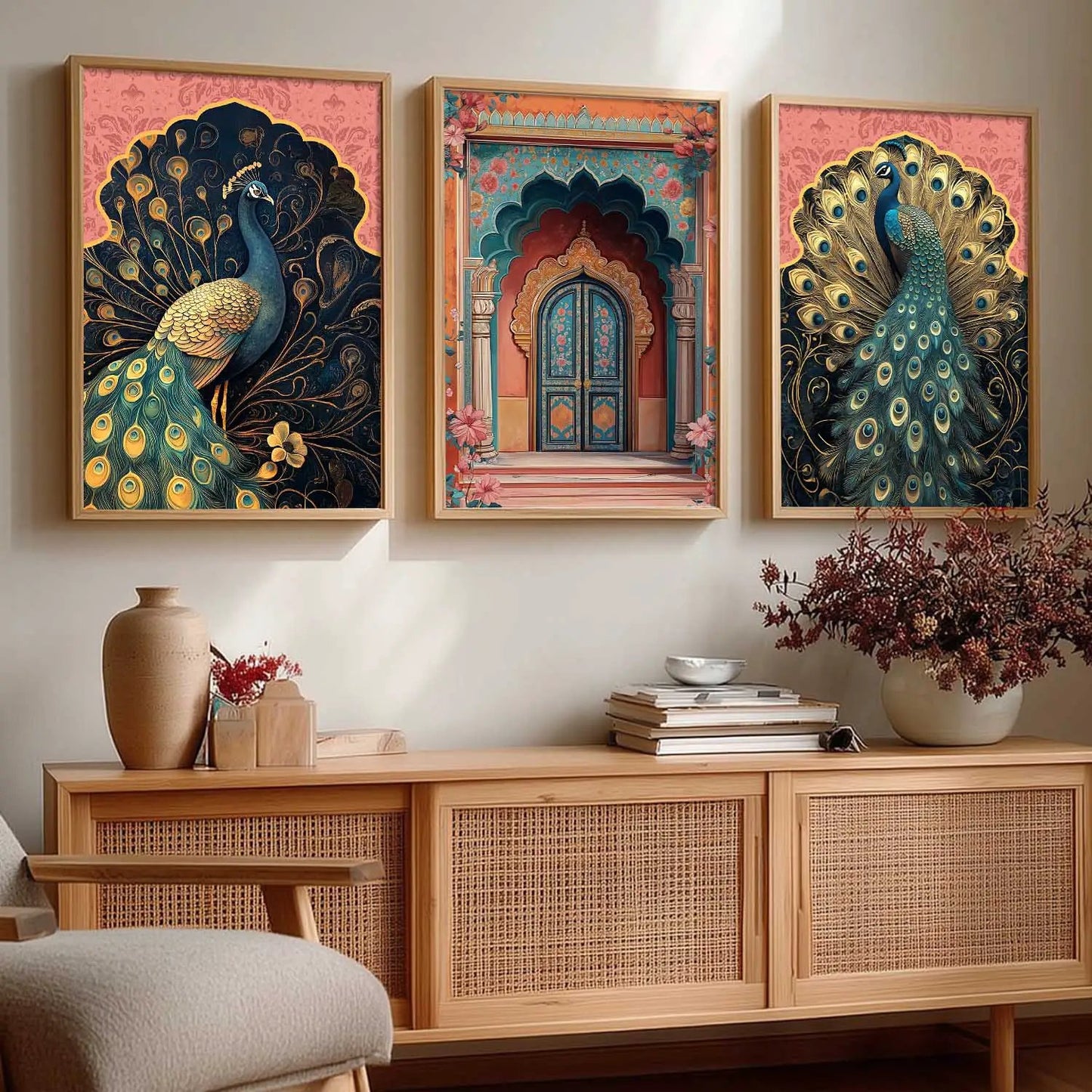 Traditional Wall Art  Paintings for Living Room - Wall Poster With frames