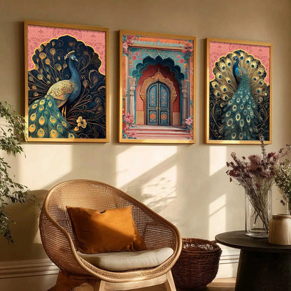 Traditional Wall Art  Paintings for Living Room - Wall Poster With frames