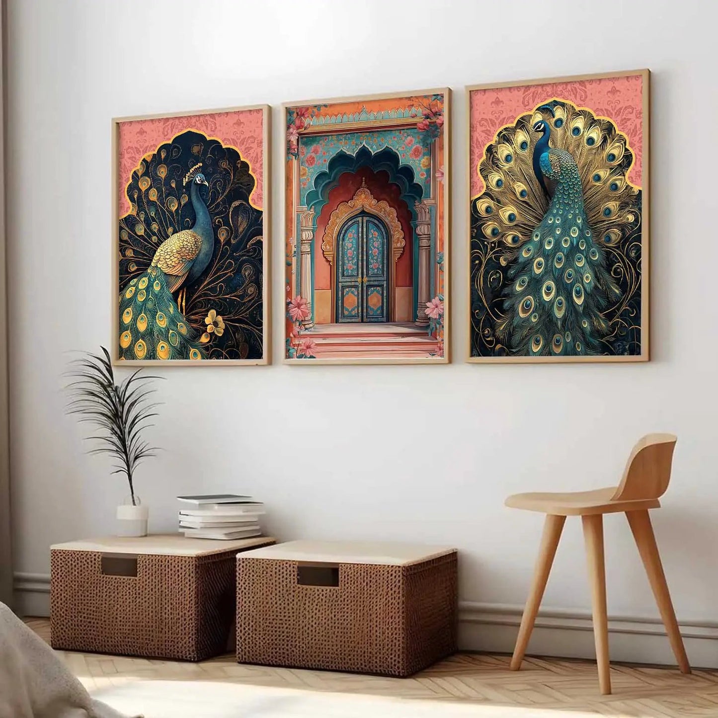 Traditional Wall Art  Paintings for Living Room - Wall Poster With frames