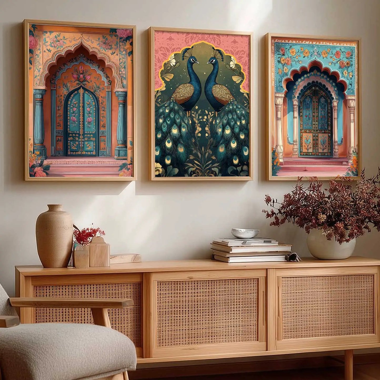 Traditional Wall  Art Paintings for Living Room - Wall Poster With frames