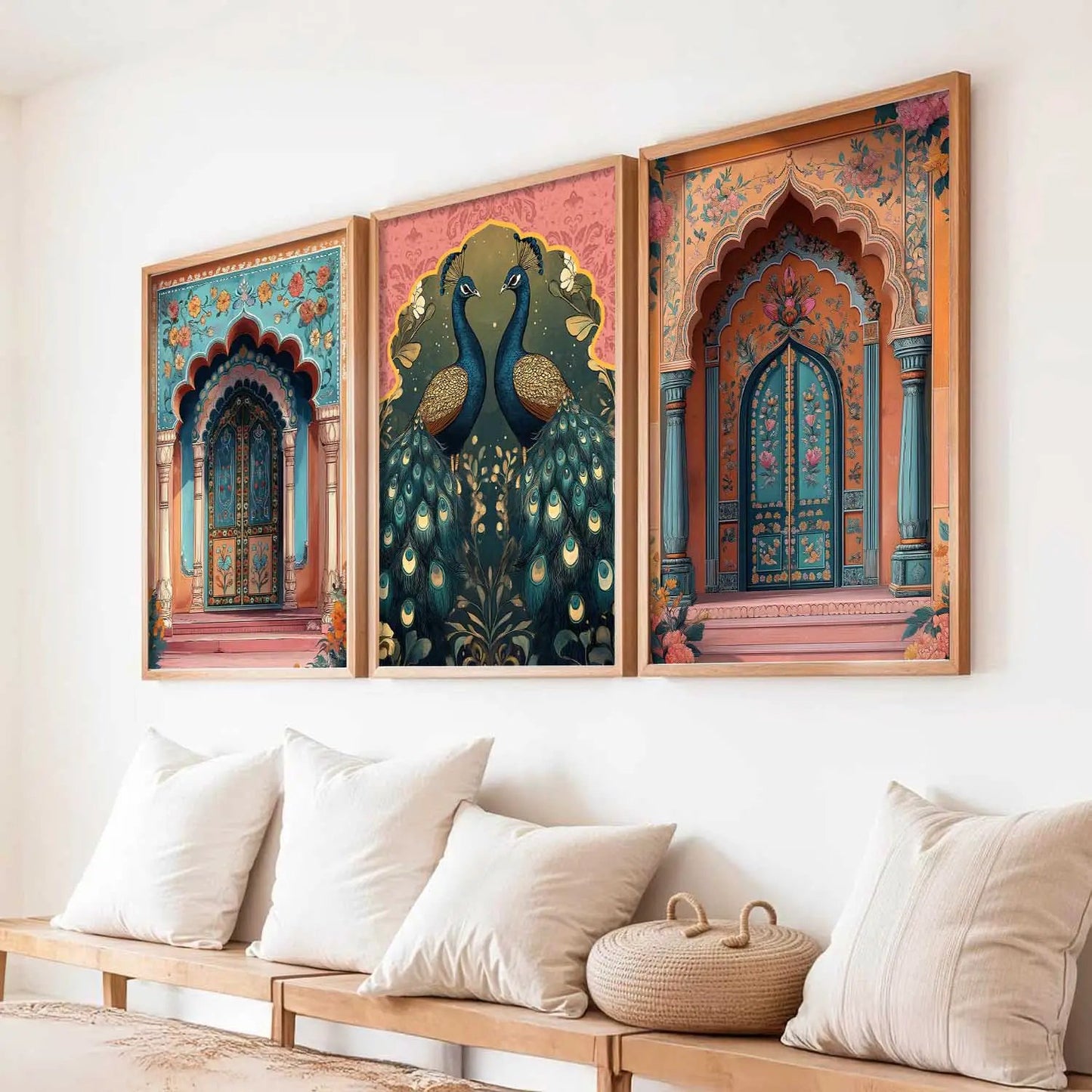 Traditional Wall  Art Paintings for Living Room - Wall Poster With frames