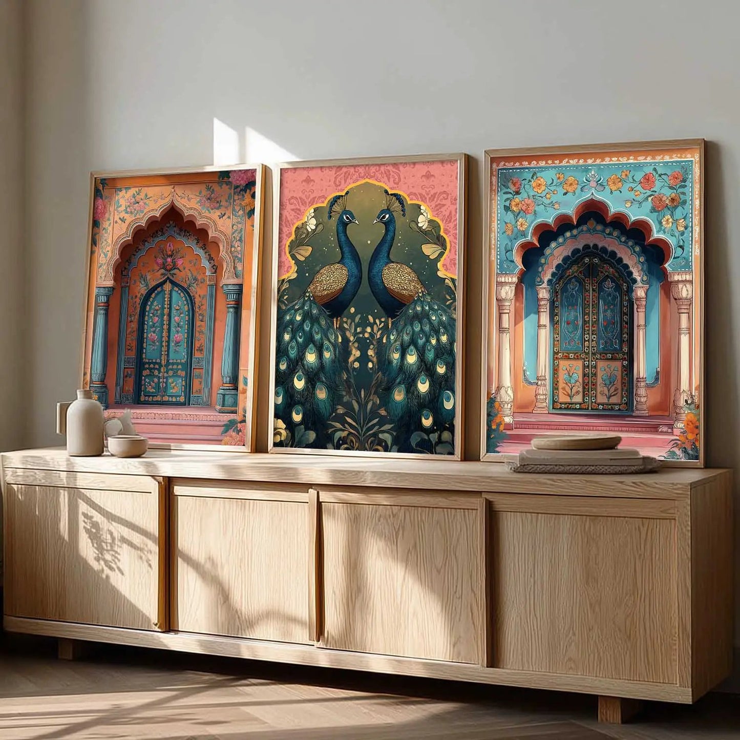 Traditional Wall  Art Paintings for Living Room - Wall Poster With frames