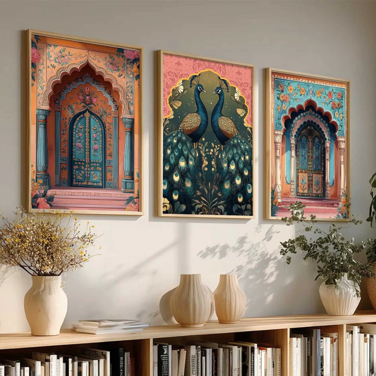 Traditional Wall  Art Paintings for Living Room - Wall Poster With frames