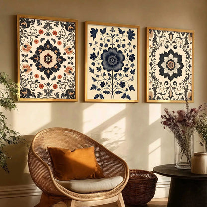 Traditional Wall  Art Paintings for Living Room - Wall Poster With frames