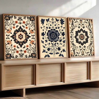 Traditional Wall  Art Paintings for Living Room - Wall Poster With frames