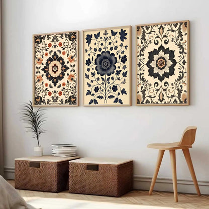 Traditional Wall  Art Paintings for Living Room - Wall Poster With frames