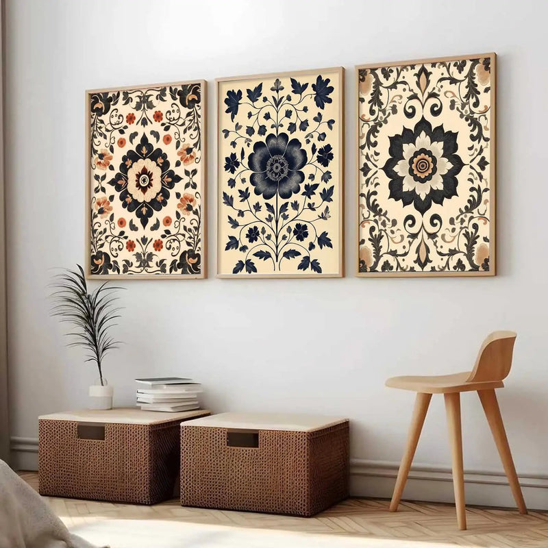 Traditional Wall  Art Paintings for Living Room - Wall Poster With frames