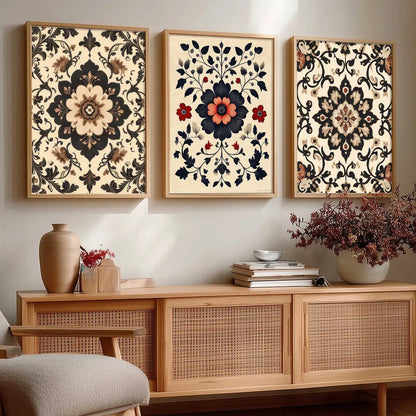 Traditional Wall Art  Paintings for Living Room - Wall Poster With frames