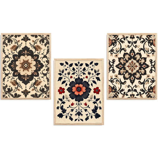 Floral    Wall Art  Paintings for Living Room - Wall Poster With frames