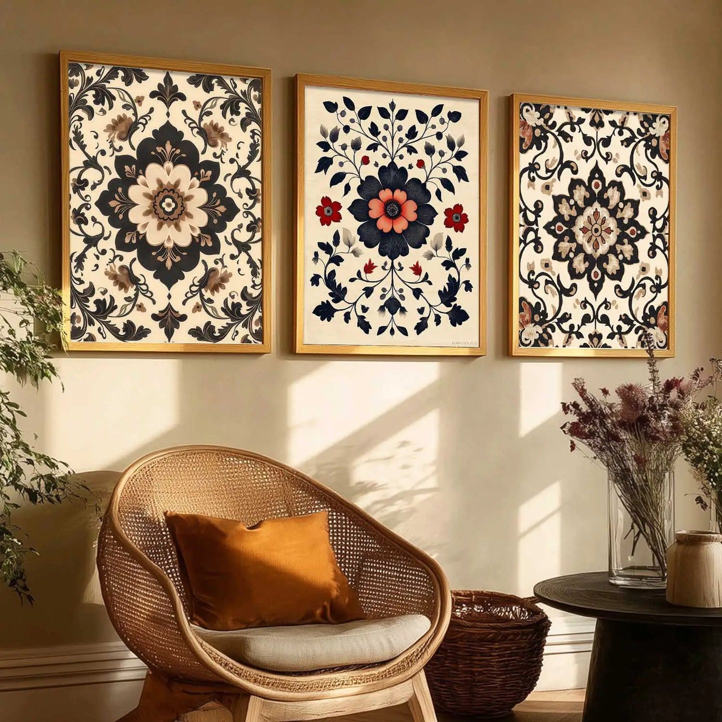 Traditional Wall Art  Paintings for Living Room - Wall Poster With frames